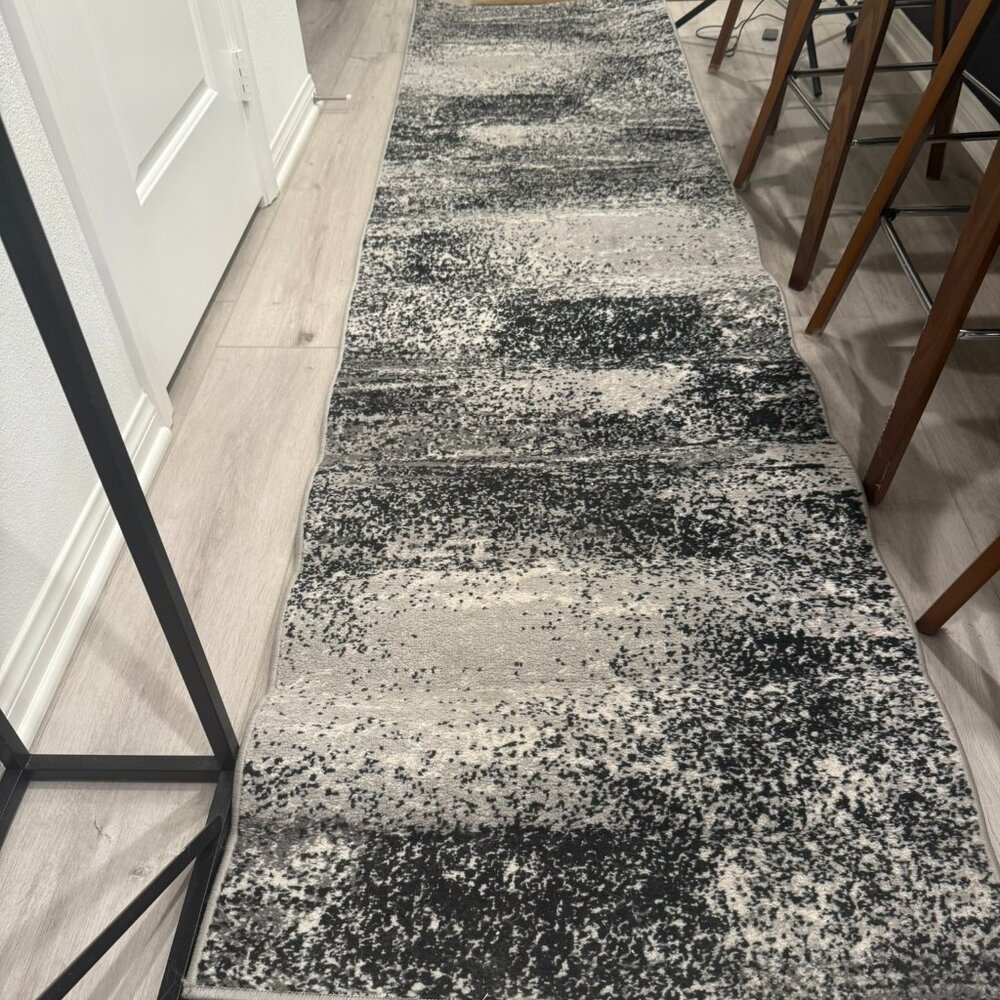 Abstract Rug Runner - 2'6" x 10'
